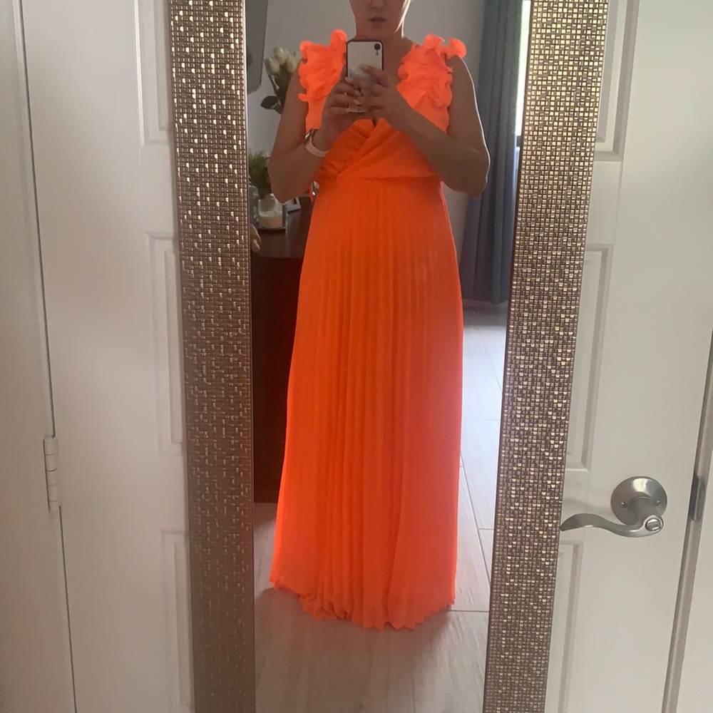 Neon Orange fashion nova dress